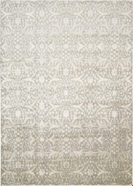 Nourison Luminance LUM08 Steel (99446194855) Rectangle 5'3" x 7'5" Area Rug