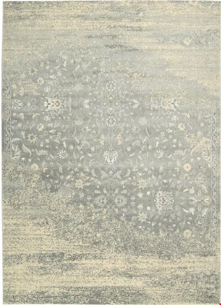 Nourison Luminance LUM10 Silver (99446308009) Rectangle 5'3" x 7'5" Area Rug