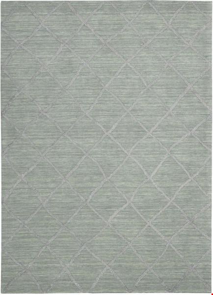 Nourison Lunette LNT01 Aqua (99446263537) Rectangle 5'0" x 7'6" Area Rug