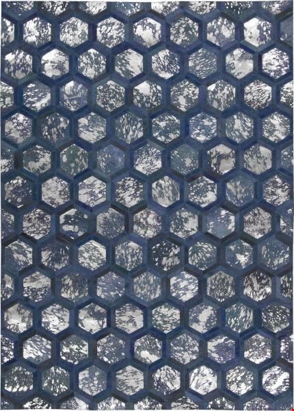 Nourison Michael Amini Ma01 City Chic MA100 Cobalt (99446305640) Rectangle 5'3" x 7'5" Area Rug