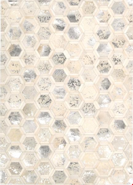 Nourison Michael Amini Ma01 City Chic MA100 Snow (99446209597) Rectangle 5'3" x 7'5" Area Rug