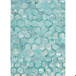 Nourison Michael Amini Ma01 City Chic MA100 Turquoise (99446209610) Rectangle 5'3