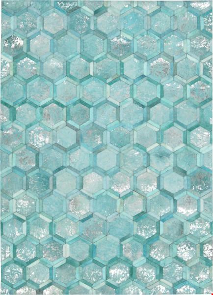 Nourison Michael Amini Ma01 City Chic MA100 Turquoise (99446209627) Rectangle 8'0" x 10'0" Area Rug