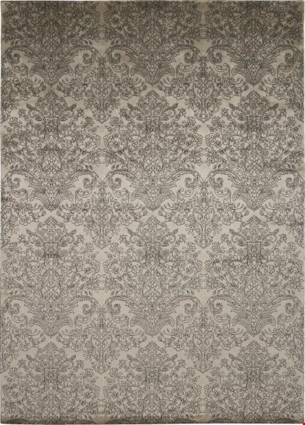 Nourison Michael Amini Ma02 Platine MA202 Ecru (99446233851) Rectangle 9'3" x 12'9" Area Rug
