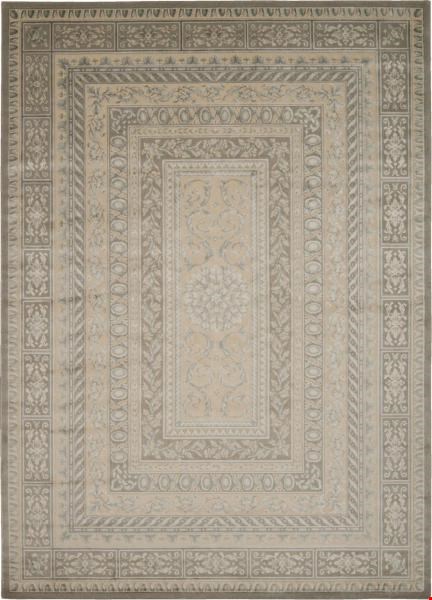 Nourison Michael Amini Ma02 Platine MA203 Multicolor (99446234018) Rectangle 5'3" x 7'5" Area Rug