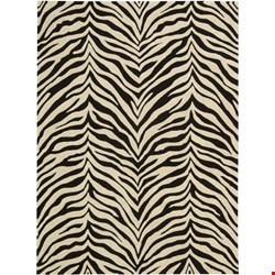 Nourison Michael Amini Ma04 Zambiana MA401 Black White (99446243645) Rectangle 8'0