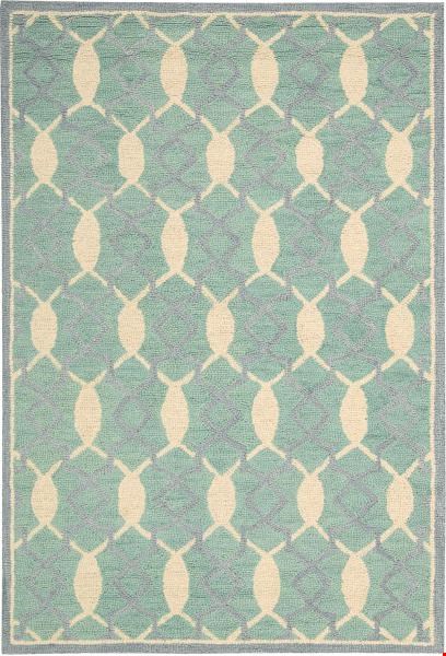 Nourison Marina MRN15 Aqua (99446203571) Rectangle 8'0" x 10'6" Area Rug