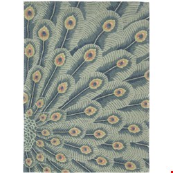 Nourison Moda MOD01 Peacock (99446138996) Rectangle 5'6