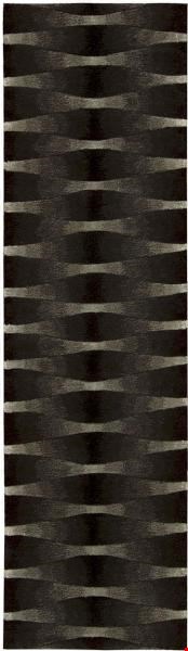 Nourison Moda MOD04 Onyx (99446054593) Runner 2'3" x 8'0" Area Rug