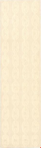 Nourison Nepal NEP02 Bone (99446116963) Runner 2'3" x 8'0" Area Rug