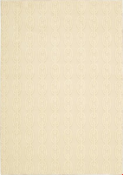 Nourison Nepal NEP02 Bone (99446116932) Rectangle 7'9" x 10'10" Area Rug