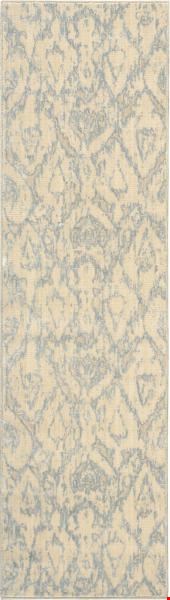 Nourison Nepal NEP07 Bone (99446116253) Runner 2'3" x 8'0" Area Rug