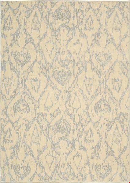 Nourison Nepal NEP07 Bone (99446117069) Rectangle 3'6" x 5'6" Area Rug