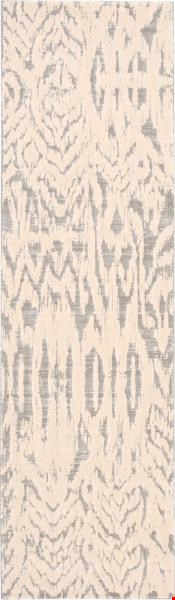 Nourison Nepal NEP10 Ivory Grey (99446152329) Runner 2'3" x 8'0" Area Rug