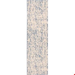 Nourison Nepal NEP11 Ivory Blue (99446152435) Runner 2'3