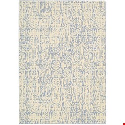 Nourison Nepal NEP11 Ivory Blue (99446152398) Rectangle 7'9