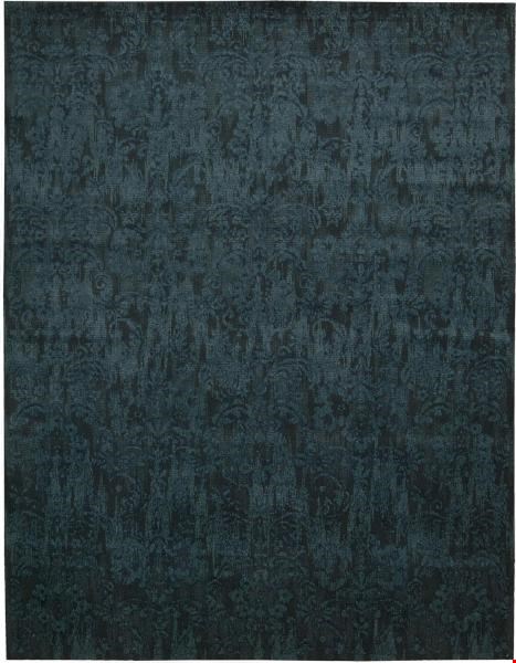 Nourison Nightfall NGT03 Peacock (99446307705) Rectangle 13'9" x 9'9" Area Rug