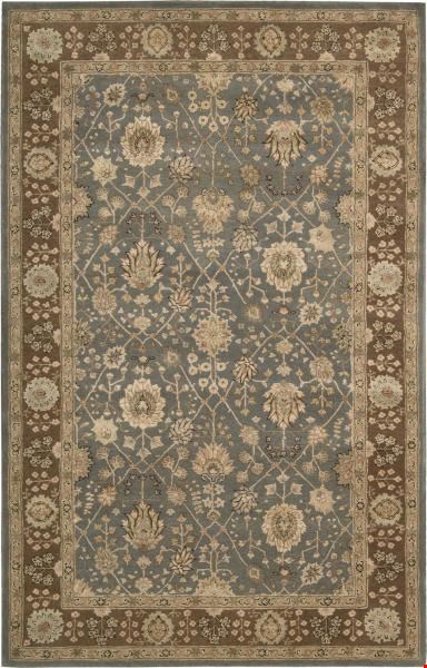 Nourison Nourison 3000 3102 Light Blue (99446196323) Rectangle 3'9" x 5'9" Area Rug
