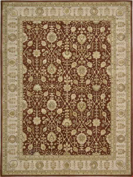 Nourison Nourison 3000 3102 Rust (99446204424) Rectangle 11'6" x 8'6" Area Rug