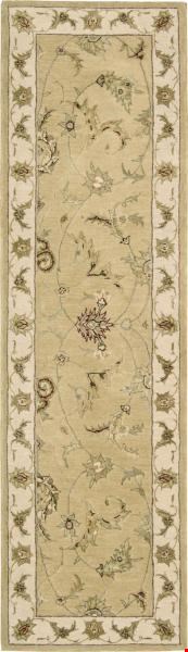 Nourison Nourison 3000 3104 Yellow (99446195333) Runner 12'0" x 2'6" Area Rug