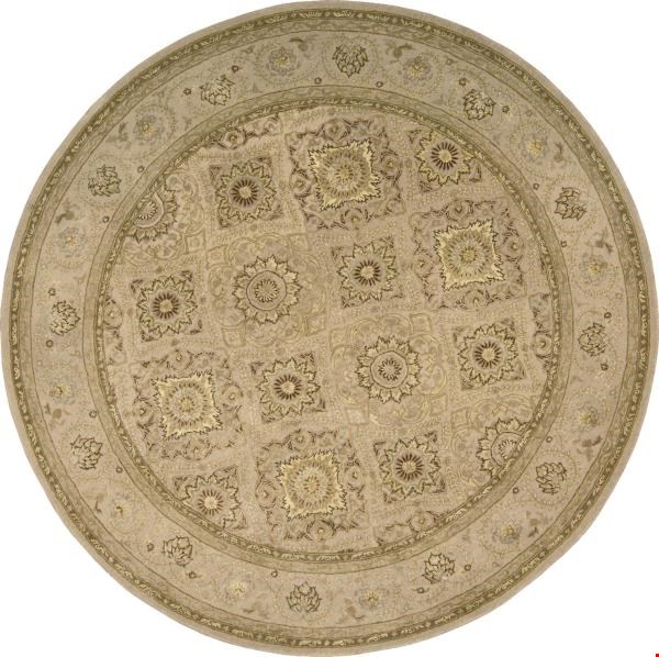 Nourison Nourison 3000 3108 Beige (99446200730) Round 6'0" x 6'0" Area Rug