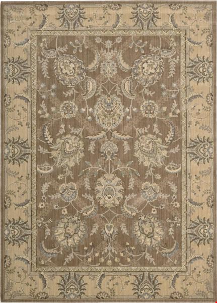 Nourison Persian Empire PE22 Mocha (99446254375) Rectangle 5'3" x 7'5" Area Rug