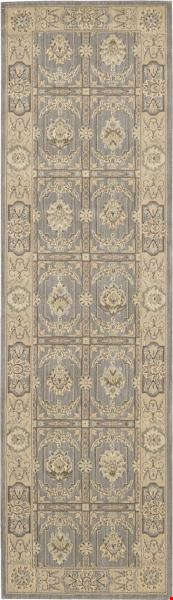 Nourison Persian Empire PE23 Slate (99446252753) Runner 2'3" x 8'0" Area Rug