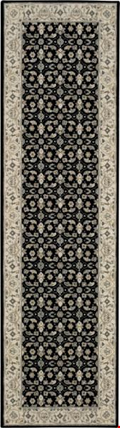 Nourison Persian Empire PE26 Black (99446271624) Runner 2'3" x 8'0" Area Rug
