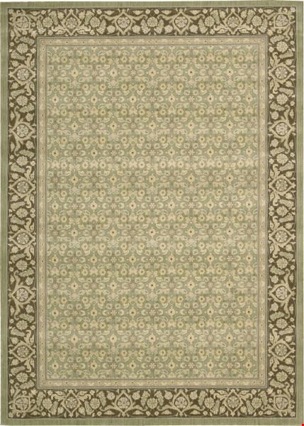 Nourison Persian Empire PE26 Green (99446443373) Rectangle 9'6" x 13'0" Area Rug
