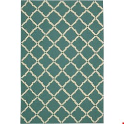 Nourison Portico POR01 Aqua (99446106971) Rectangle 2'3