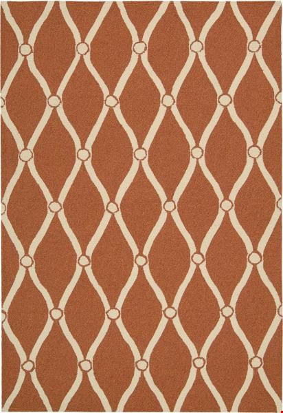 Nourison Portico POR02 Orange (99446217363) Rectangle 10'0" x 13'0" Area Rug