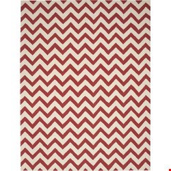 Nourison Portico POR03 Red (99446277176) Rectangle 8'0