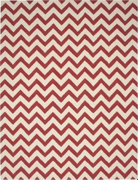Nourison Portico POR03 Red (99446277176) Rectangle 8'0" x 10'6" Area Rug