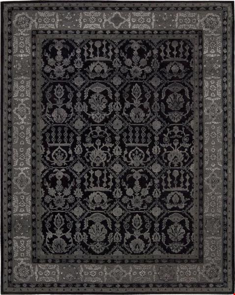 Nourison Regal REG01 Black (99446052636) Rectangle 8'6" x 11'6" Area Rug
