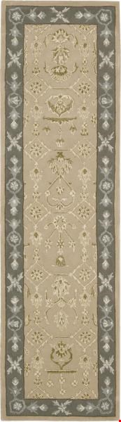 Nourison Regal REG01 Sand (99446052346) Runner 2'3" x 8'0" Area Rug