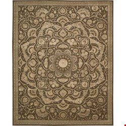 Nourison Regal REG02 Chocolate (99446052476) Rectangle 8'6