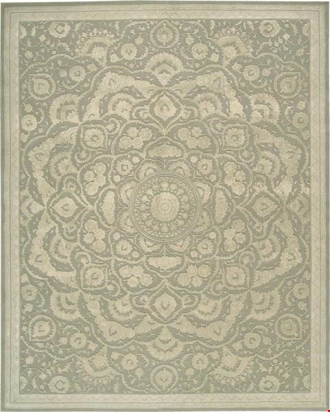 Nourison Regal REG02 Green (99446052551) Rectangle 8'6" x 11'6" Area Rug