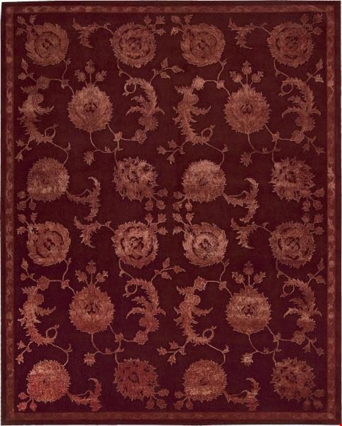 Nourison Regal REG03 Garnet (99446055316) Rectangle 5'6" x 8'6" Area Rug