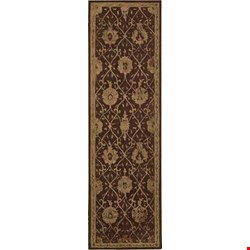Nourison Regal REG05 Chocolate (99446055163) Runner 2'3