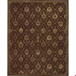 Nourison Regal REG05 Chocolate (99446055149) Rectangle 5'6