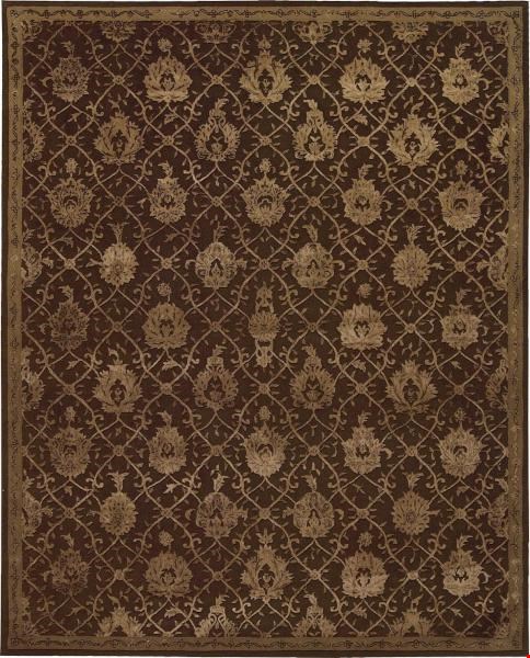 Nourison Regal REG05 Chocolate (99446055101) Rectangle 8'6" x 11'6" Area Rug