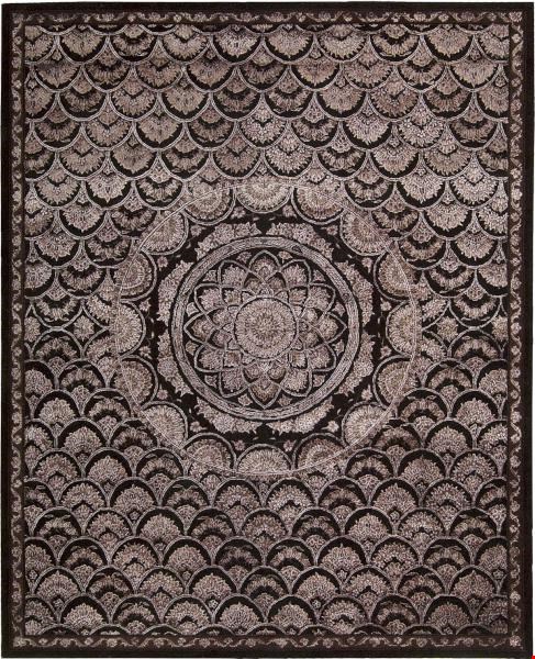 Nourison Regal REG08 Espresso (99446103161) Rectangle 5'6" x 8'6" Area Rug