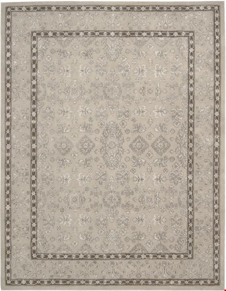 Nourison Regal REG09 Taupe (99446251558) Rectangle 5'6" x 8'6" Area Rug