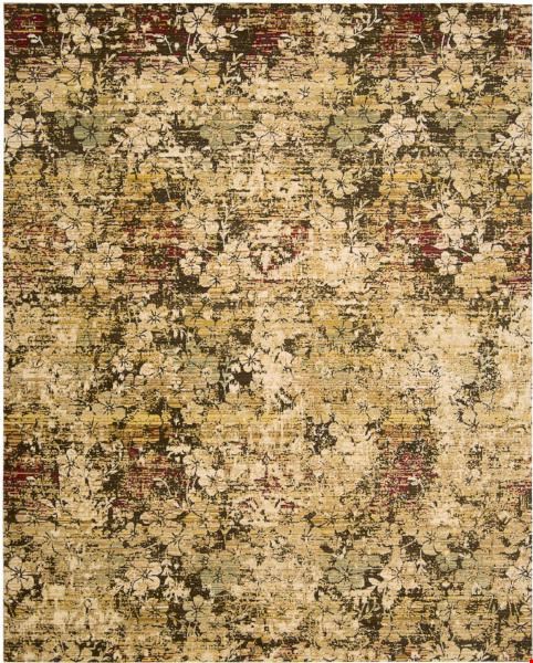 Nourison Rhapsody RH004 Beige Gold (99446188199) Rectangle 9'9" x 13'0" Area Rug