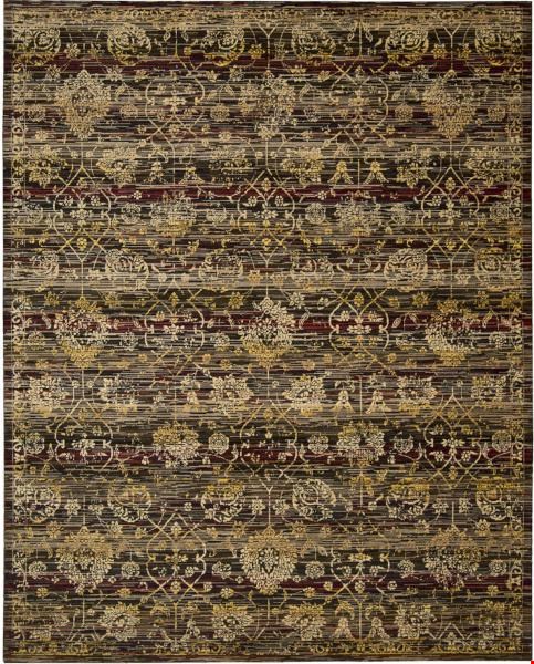 Nourison Rhapsody RH007 Ebony (99446187994) Rectangle 8'6" x 11'6" Area Rug