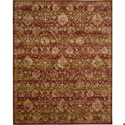 Nourison Rhapsody RH007 Sienna Gold (99446250308) Rectangle 5'6