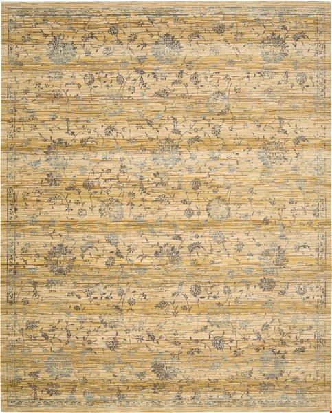 Nourison Rhapsody RH013 Caramel Cream (99446187345) Rectangle 8'6" x 11'6" Area Rug