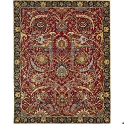 Nourison Rhapsody RH015 Red (99446191922) Rectangle 8'6