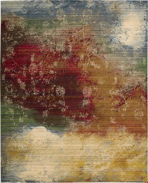 Nourison Rhapsody RH016 Autumn (99446251060) Rectangle 5'6" x 8'0" Area Rug