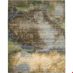 Nourison Rhapsody RH016 Ocean (99446211040) Rectangle 9'9